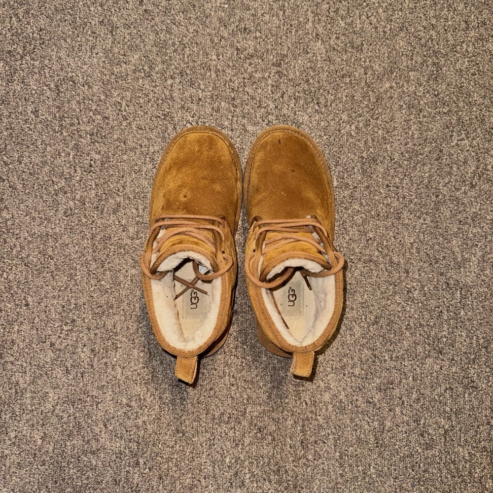 UGG Tan Suede Ankle Boots